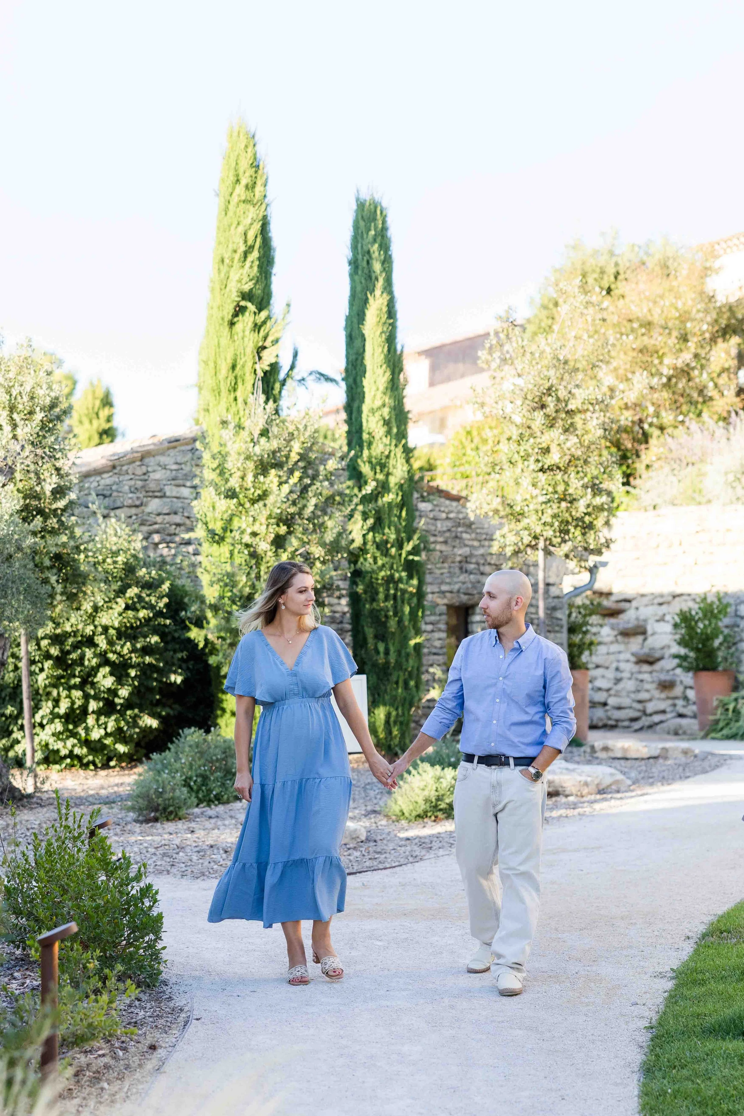 Cypress-Lined Walkway