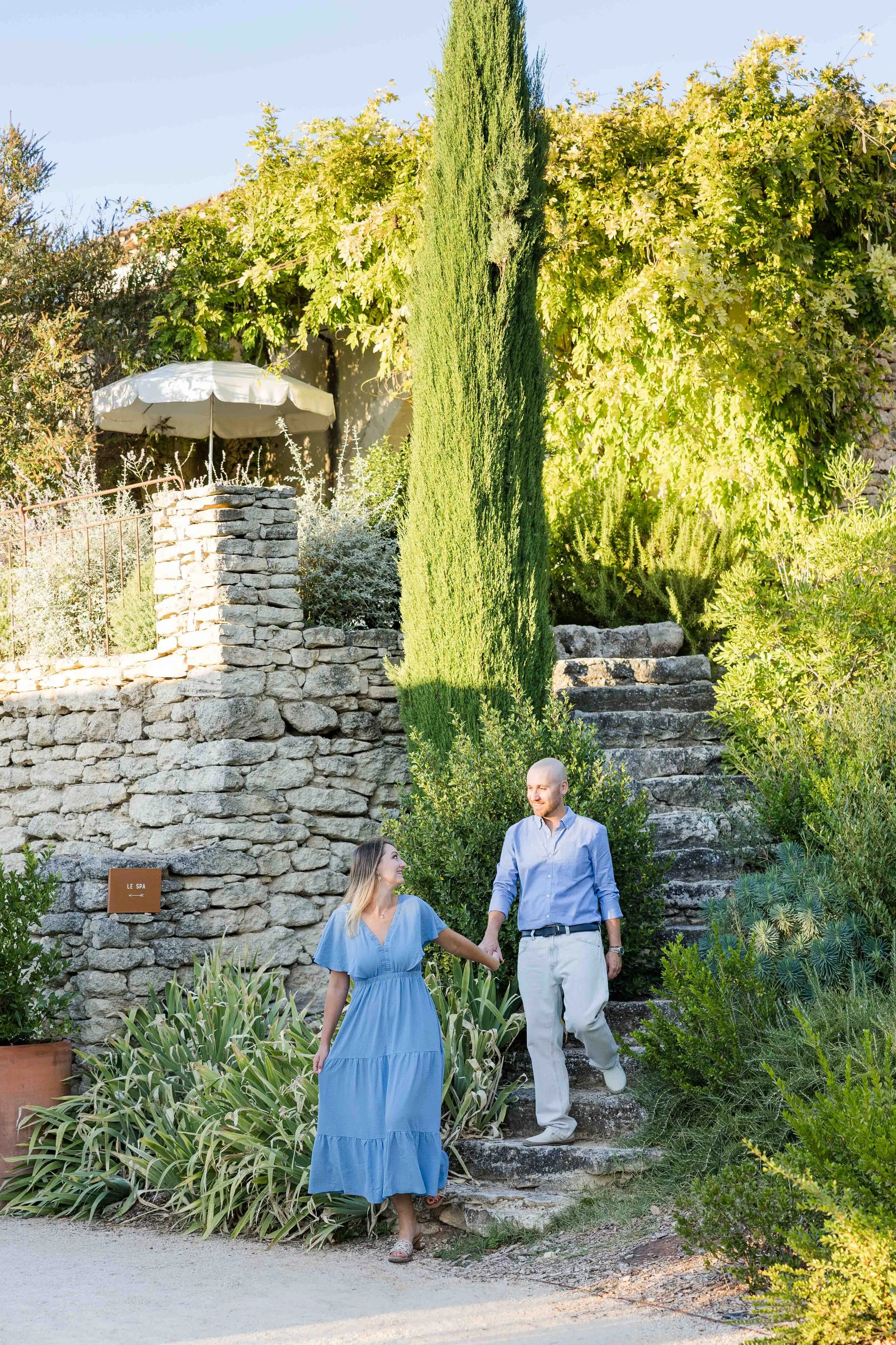 Down the Garden Steps