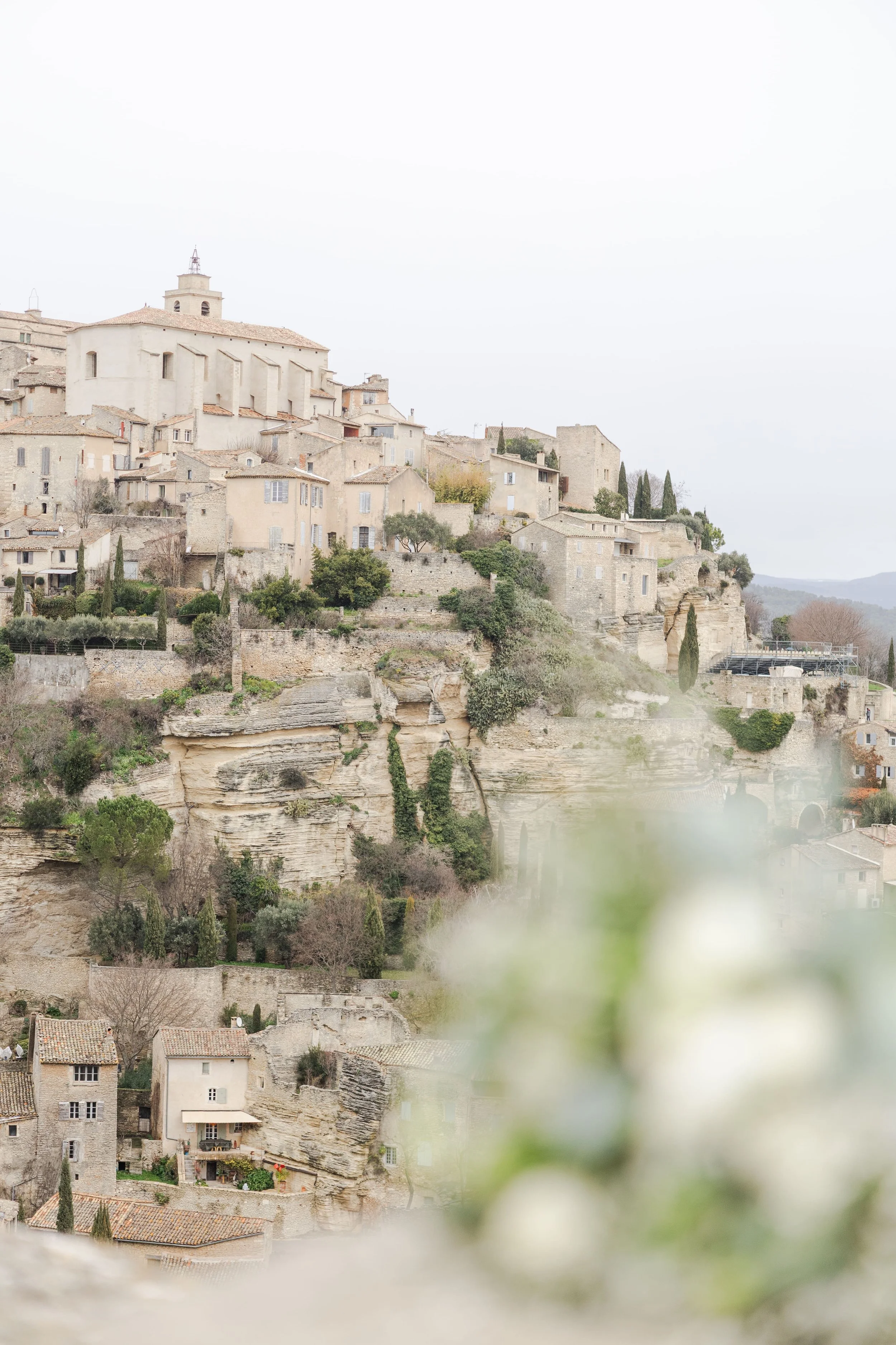 Gordes village in South of France provence during a sunny summer day