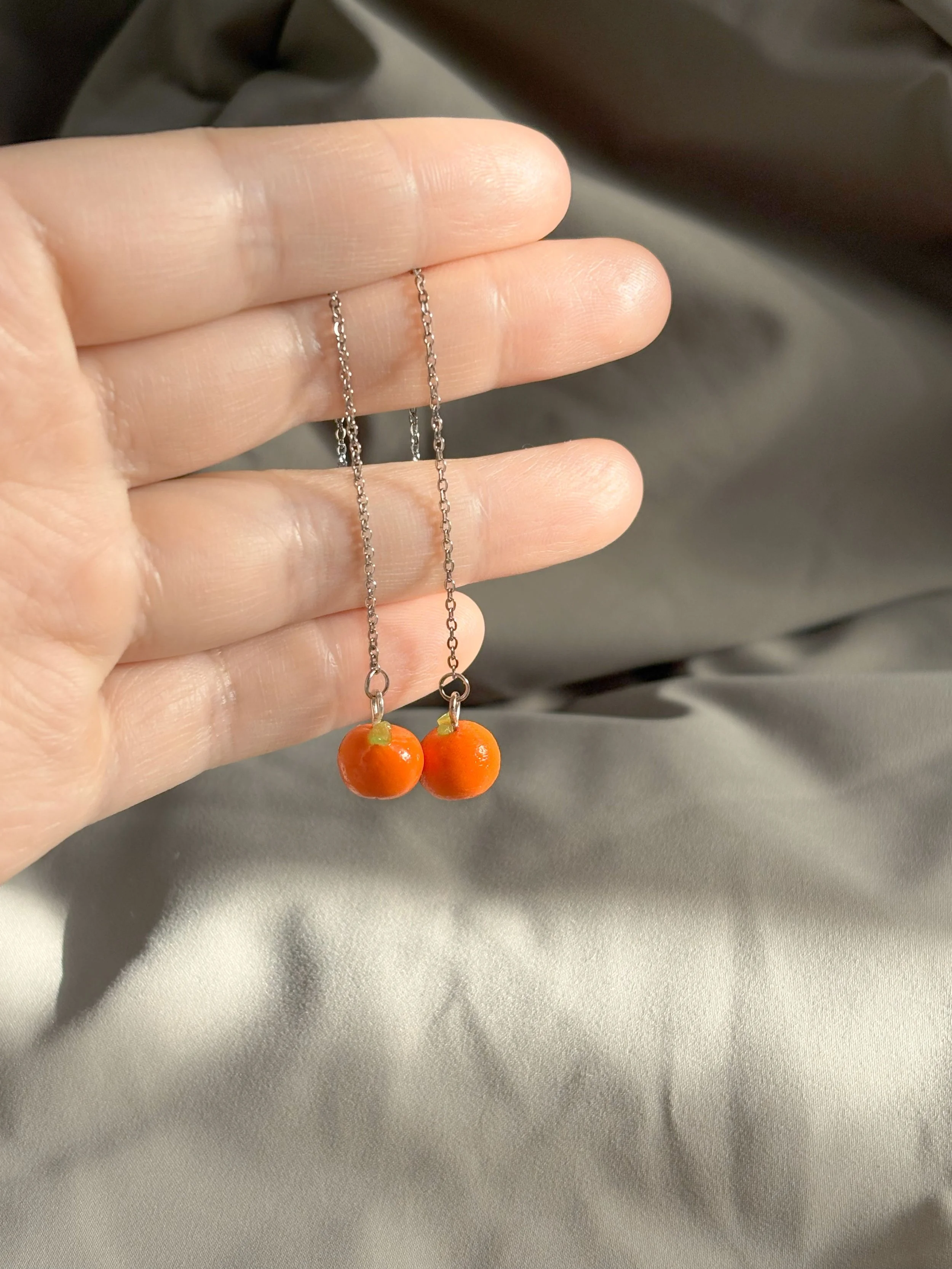 Sweet & Zesty Tangerine Earrings