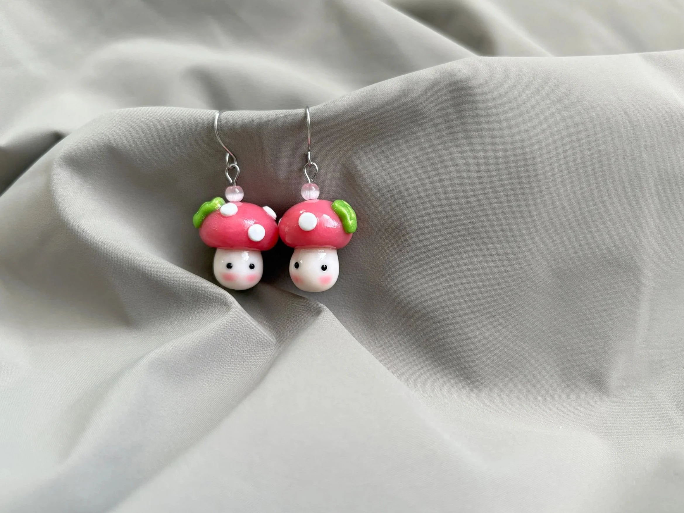Fairyland Mushroom Drops earrings