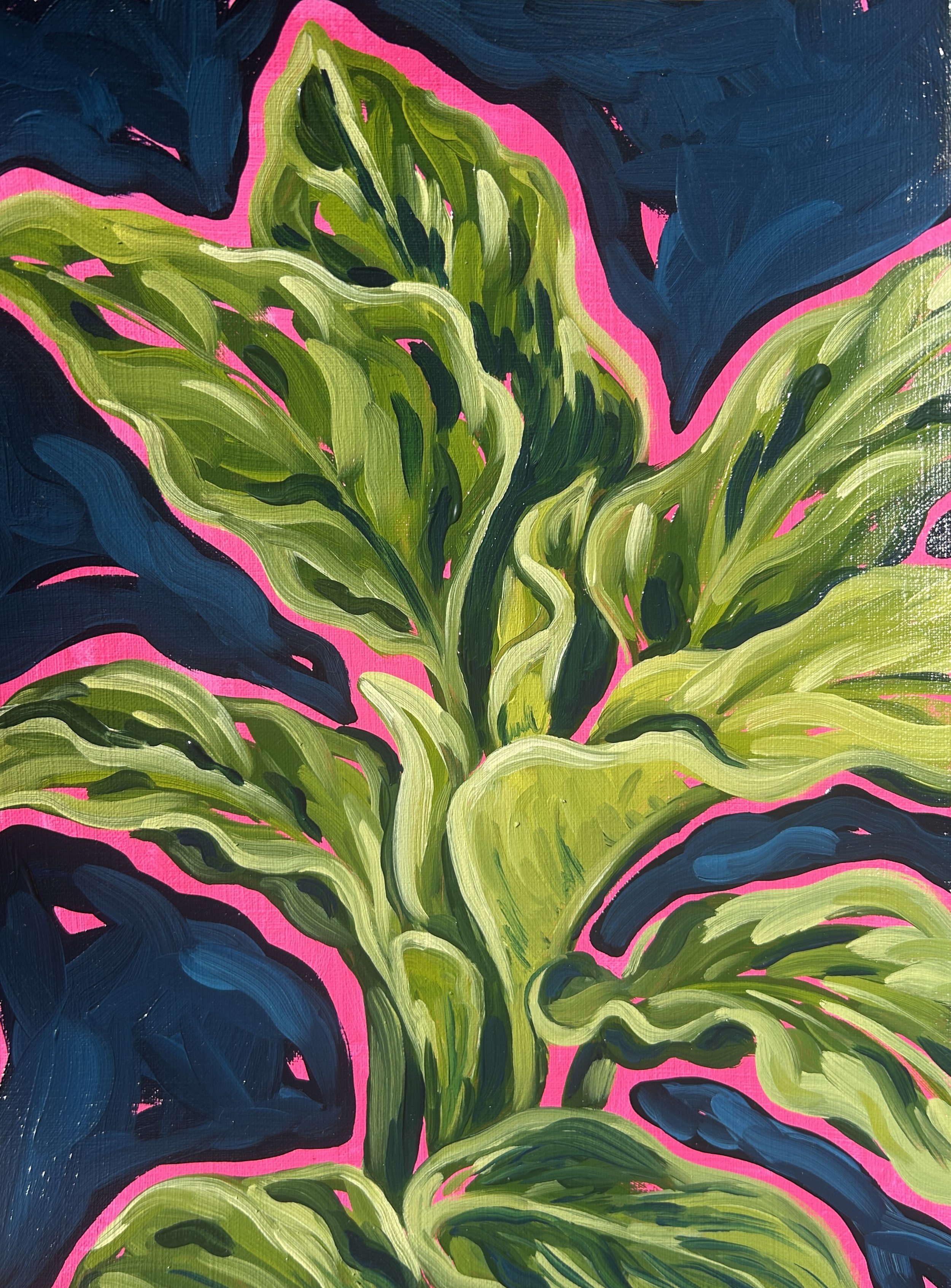 Plant I - Original Oil Painting