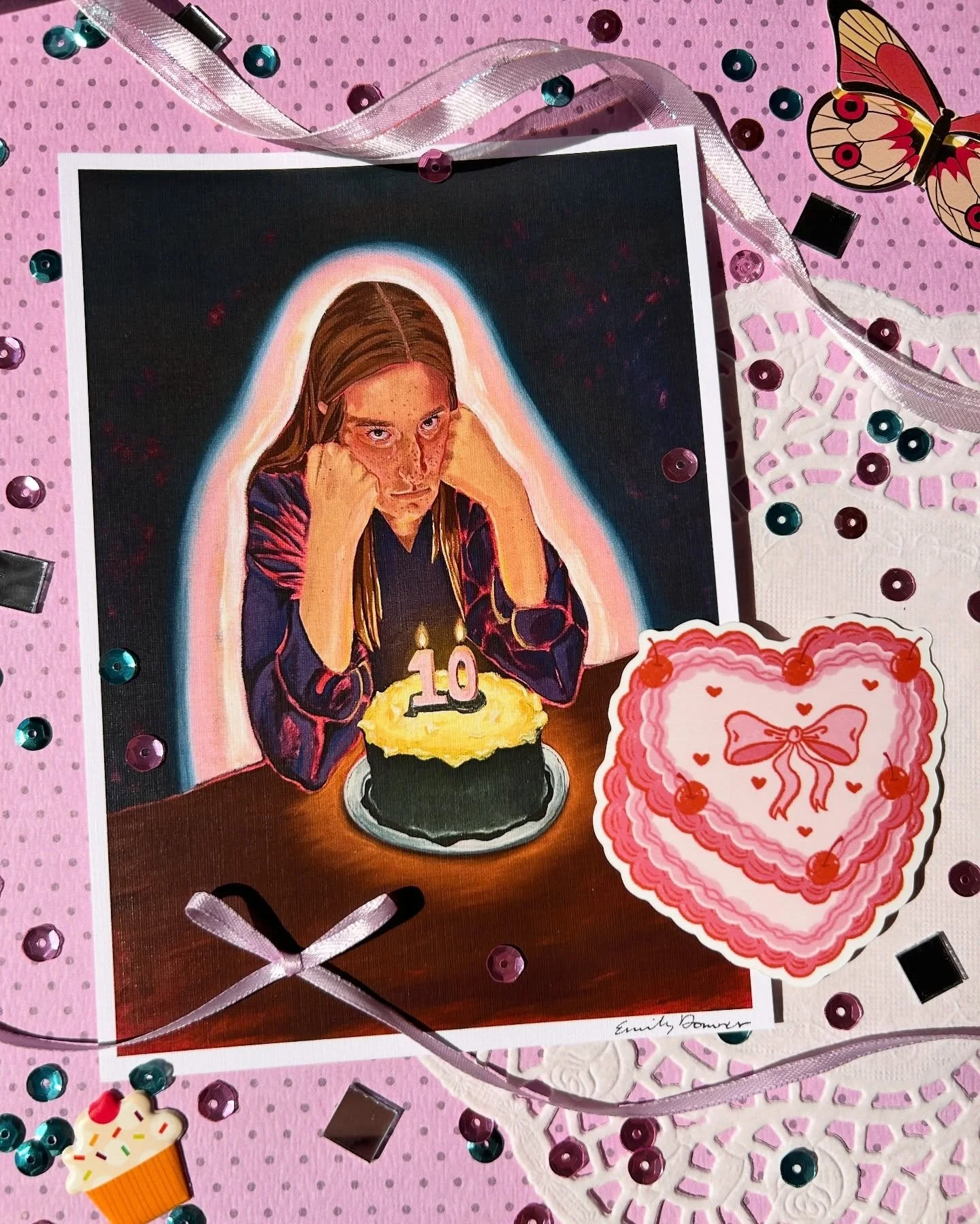 Testing out my flat-lay skills for this one 🎀🎂🎉

Only TWO DAYS left to sign up and get March mail!! 💌 This month is super special because it&rsquo;s the 5th edition of my snail mail and it&rsquo;s my birthday!! And because it&rsquo;s so special i