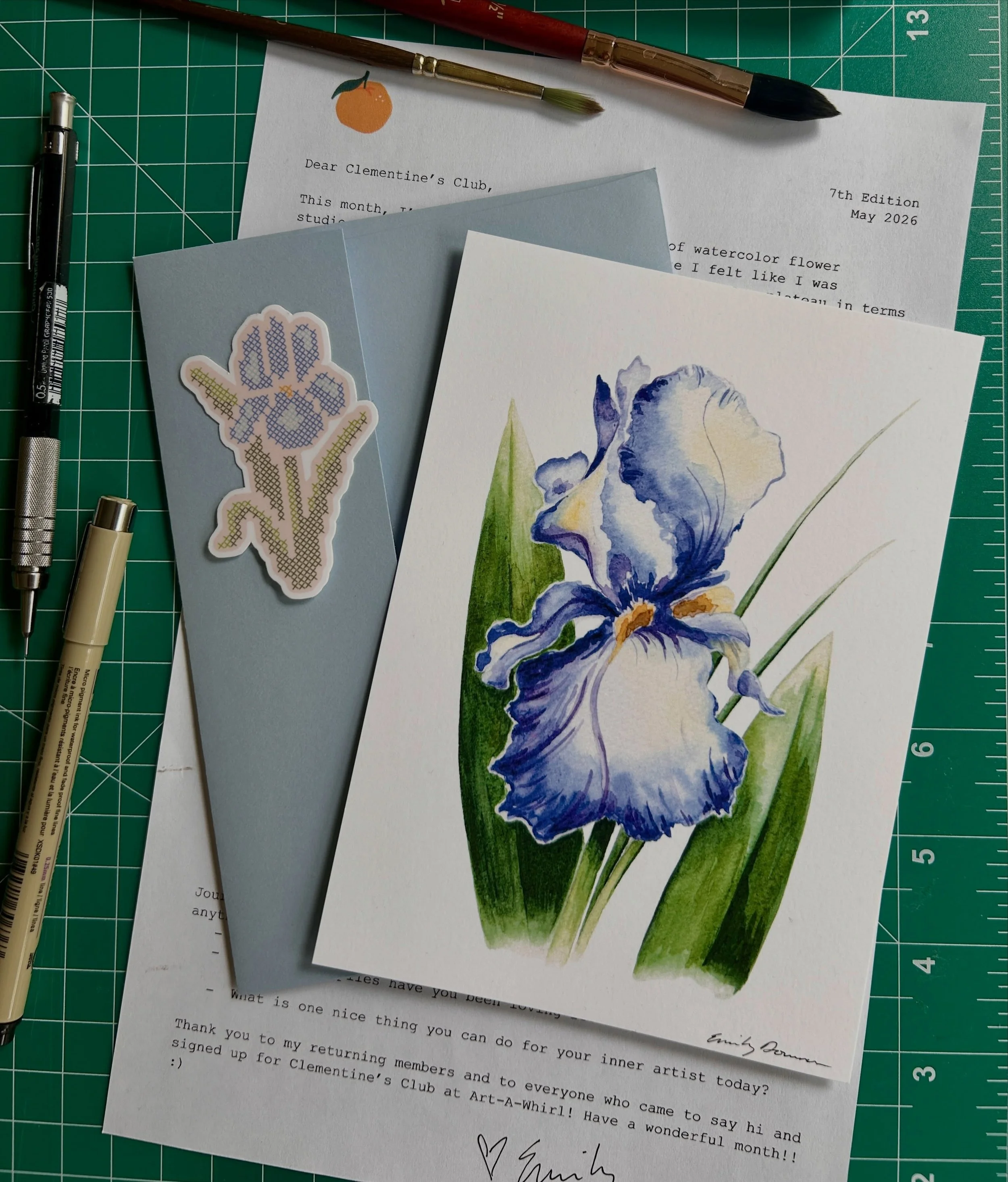 🪻May Snail Mail went out today!🪻

Thank you to everyone who signed up in-person at Art-A-Whirl 🥰🌷

I&rsquo;ve shifted the mail club schedule slightly so now you can sign up anytime during the month to get that month&rsquo;s mail (not just before 