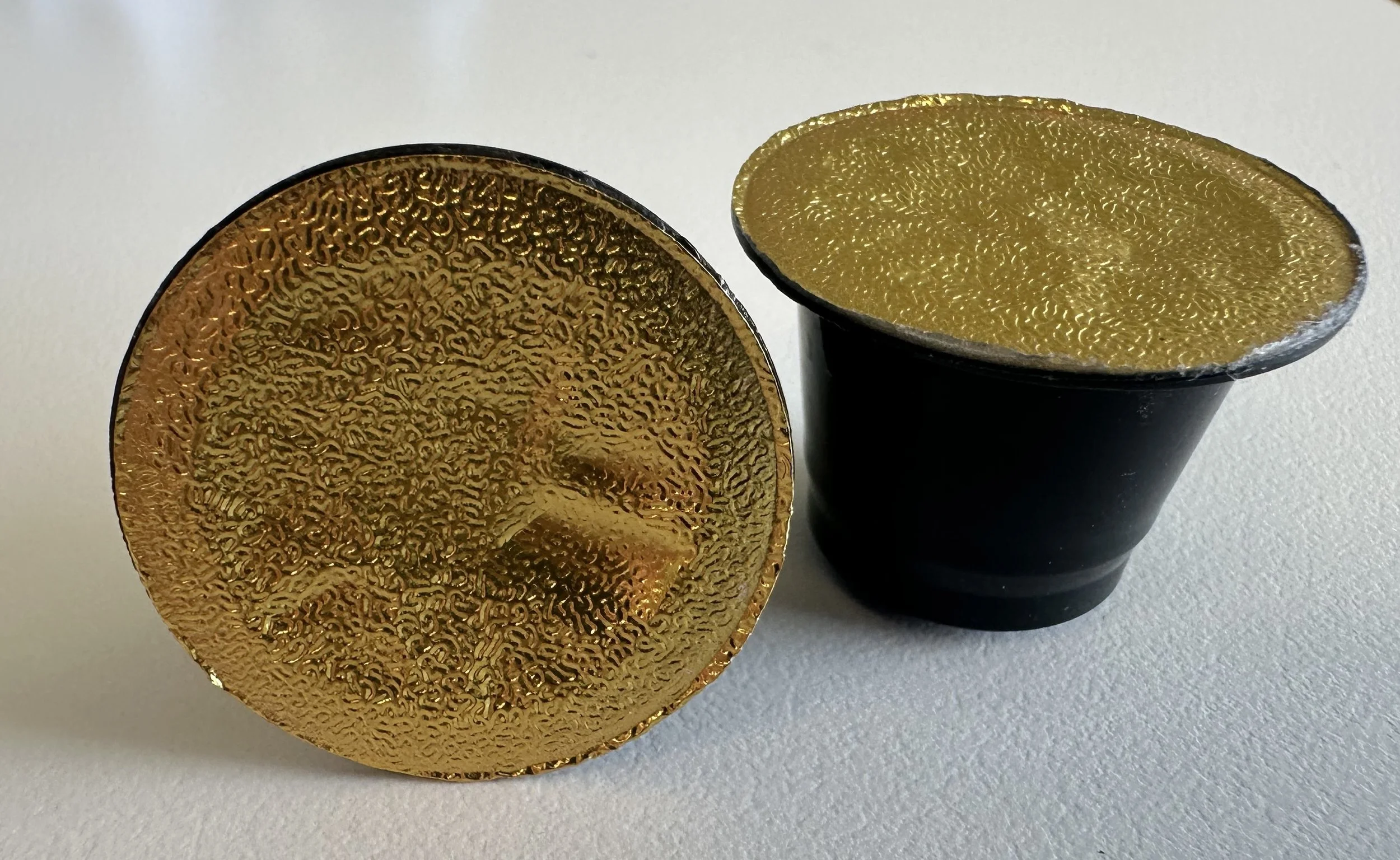 Sweetened matcha pod sample