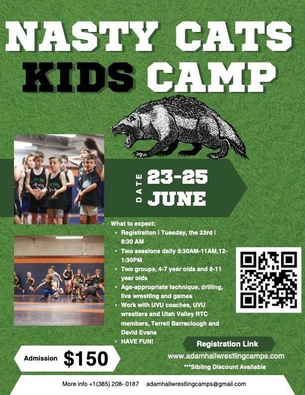 Nasty Cats Kids Wrestling Camp