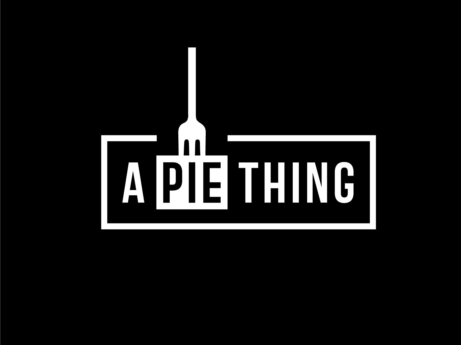a pie thing restaurant branding
