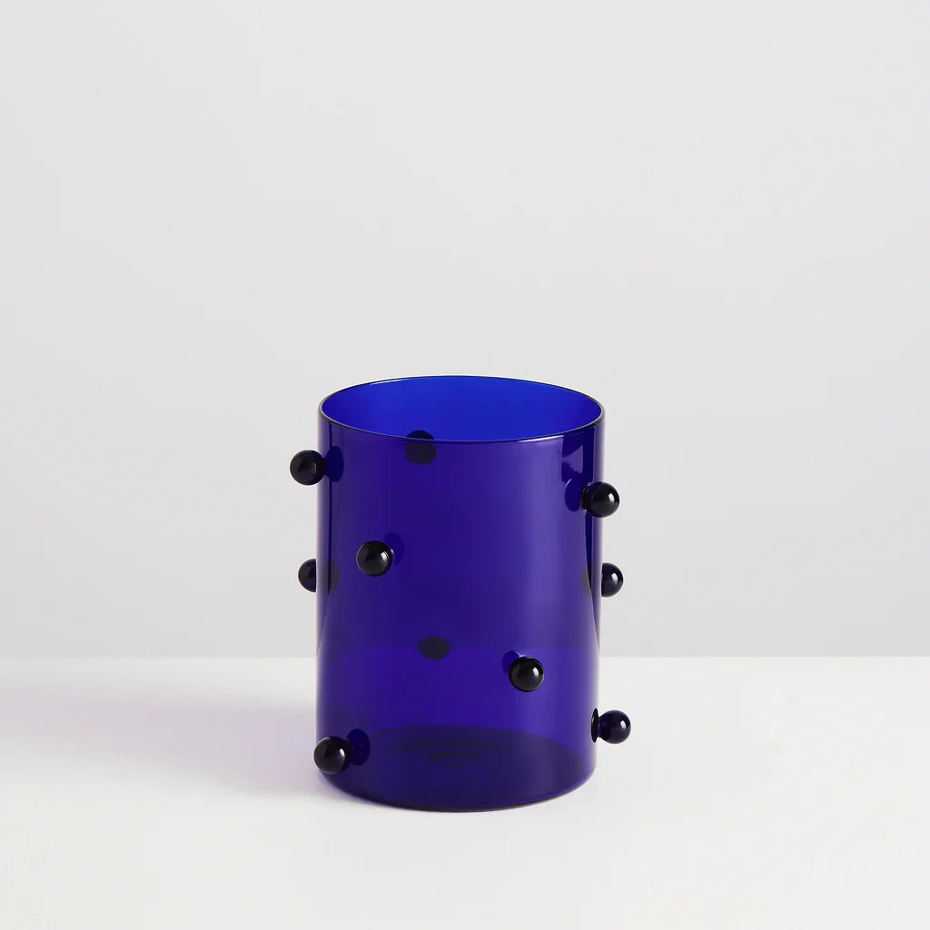 Pomponette Vase | Indigo