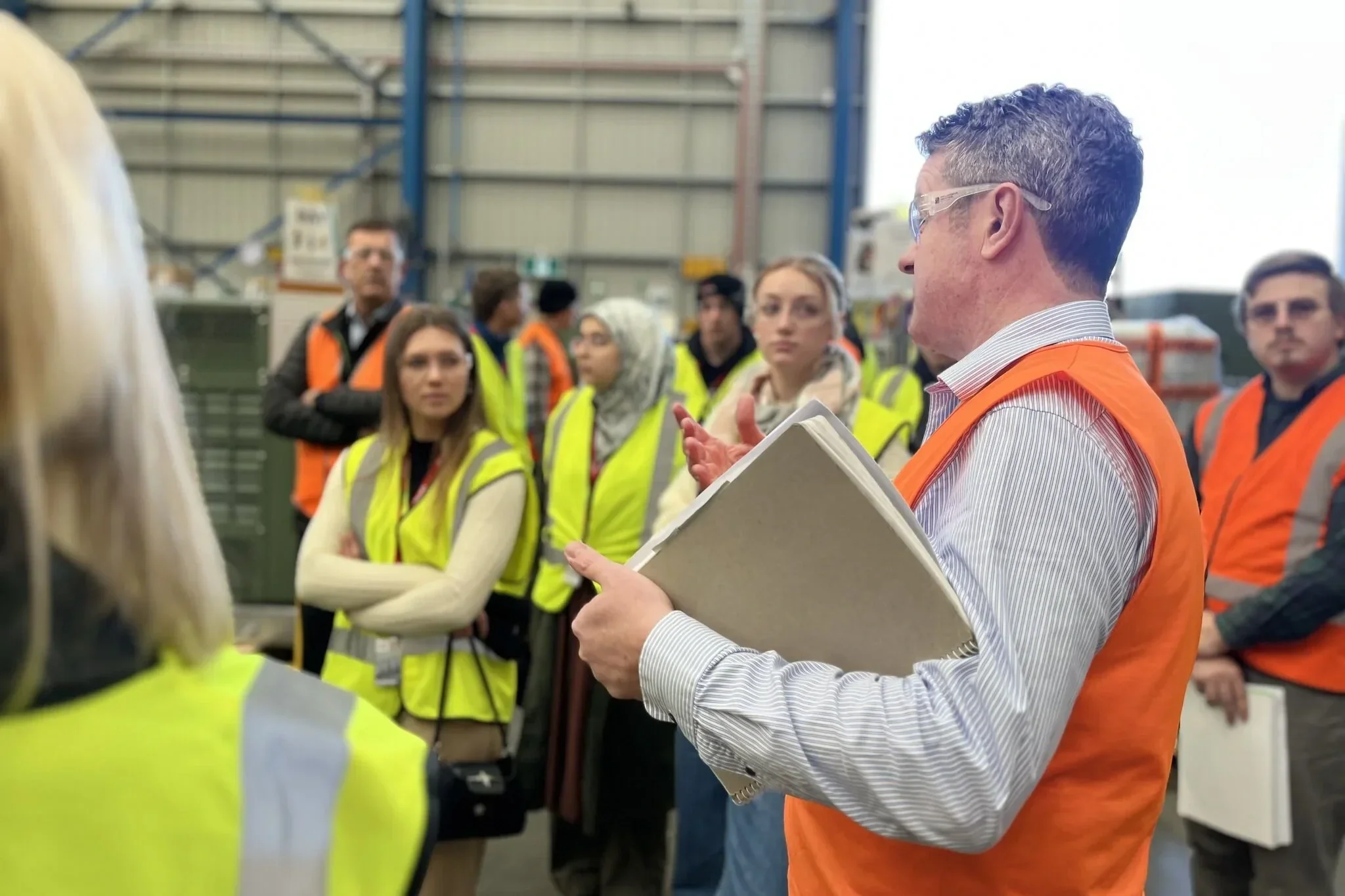 Tyree scholarship recipients visit Braemar Factory