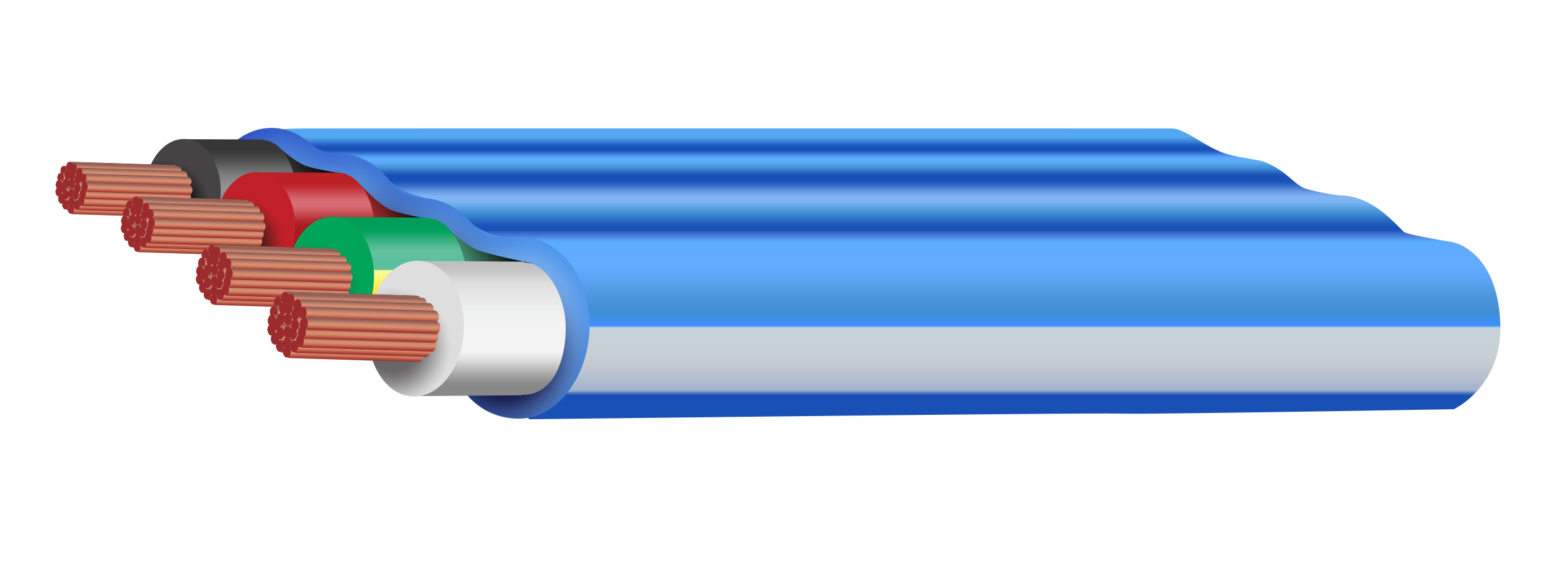 AIR CONDITIONING CABLE 3 CORE & EARTH FLAT TPS