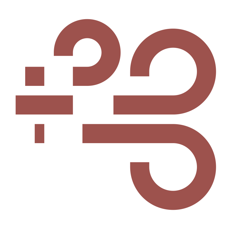 Large maroon question mark combined with the number 3, symbolizing uncertainty or inquiry.
