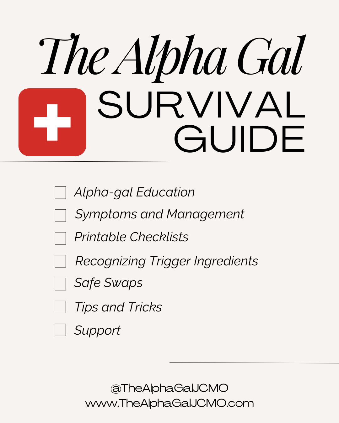 The Alpha-gal Survival Guide