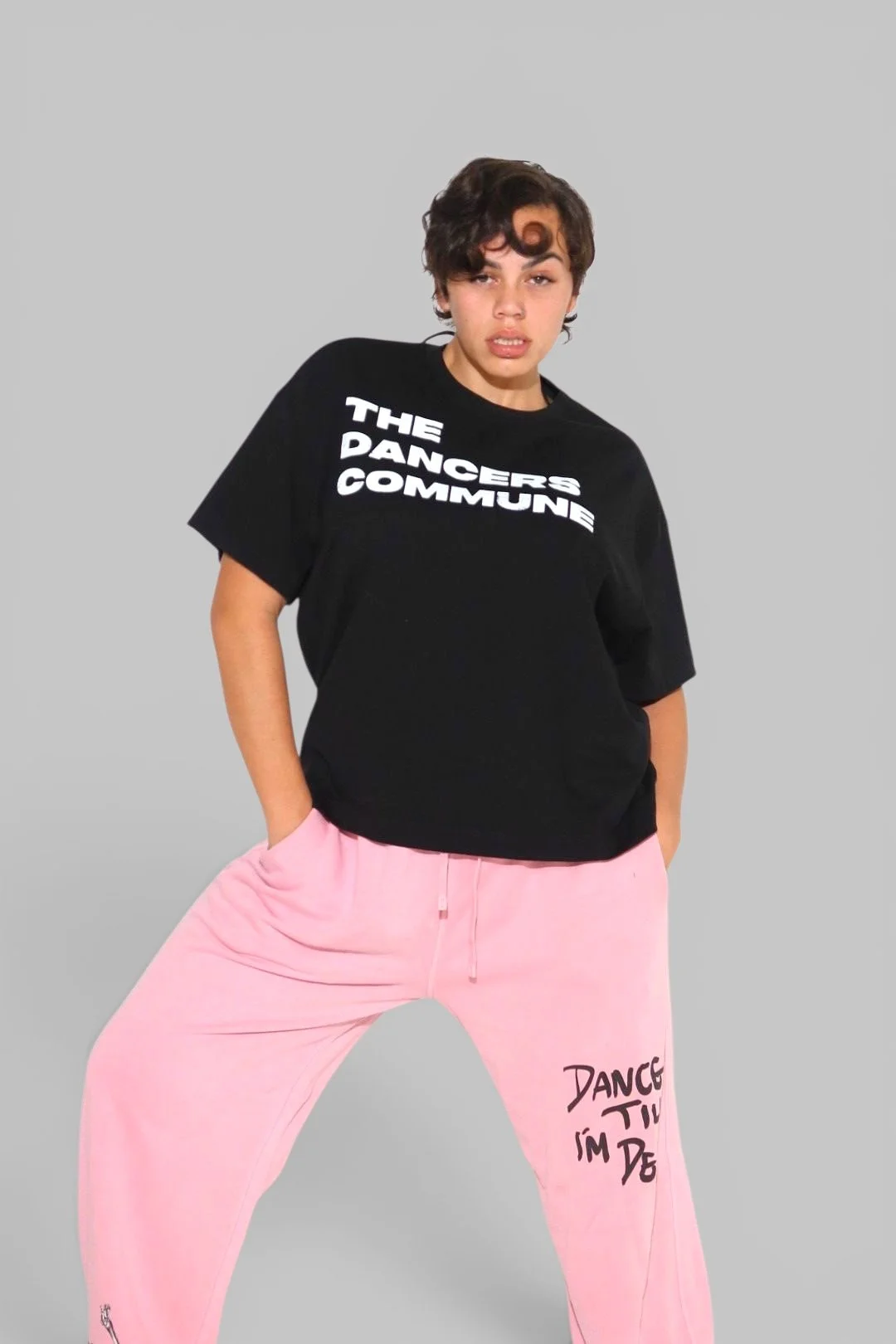 TDC Staple Black Boxy Tee
