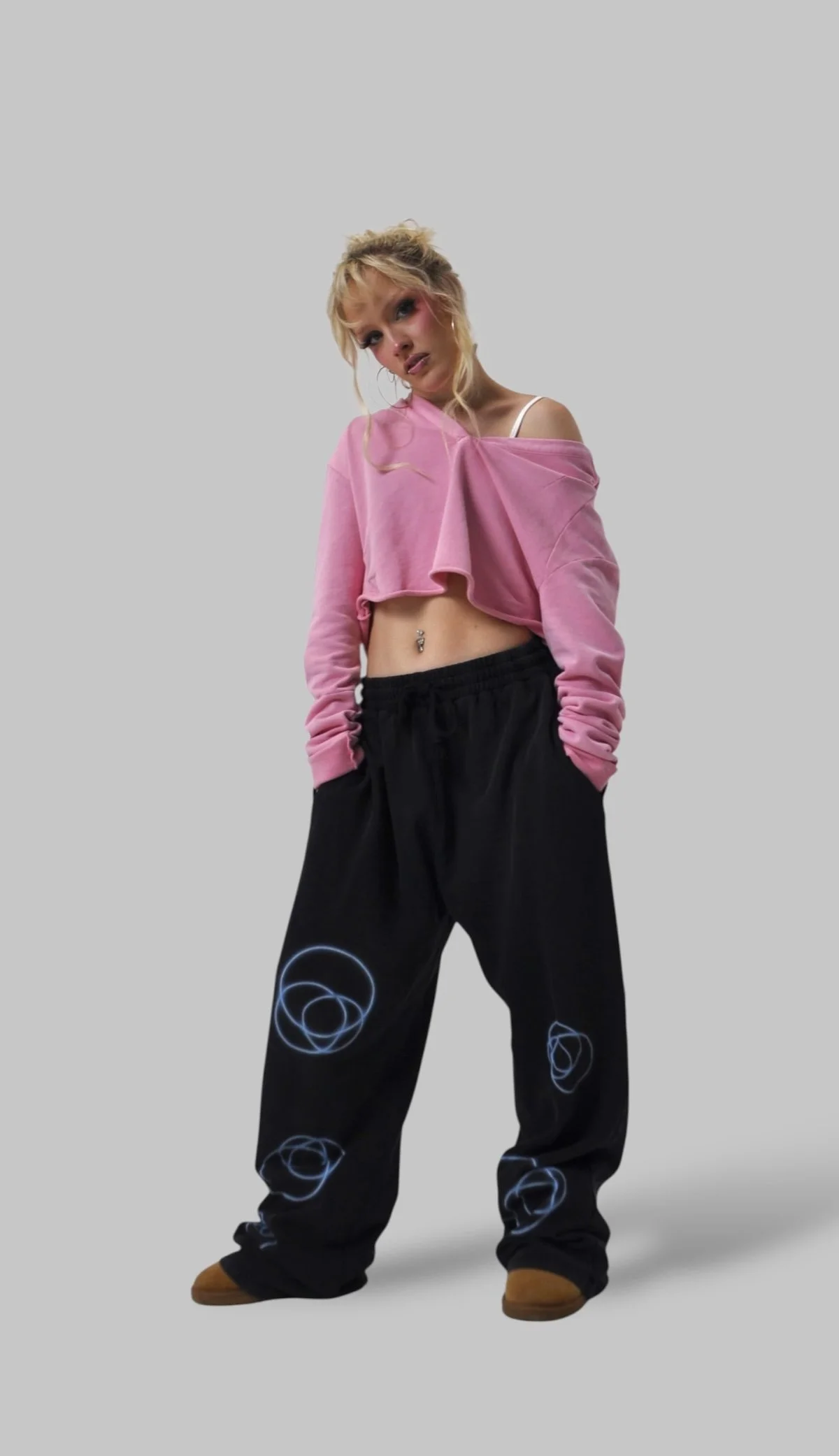 Skinned Cropped Hoodie