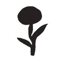 Black plant icon.