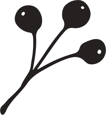 Black sprig icon.