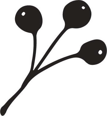 Black sprig icon.