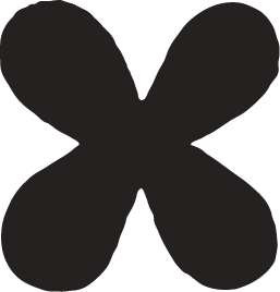 Black flower icon.