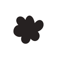 Black flower icon.