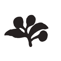 Black plant icon.