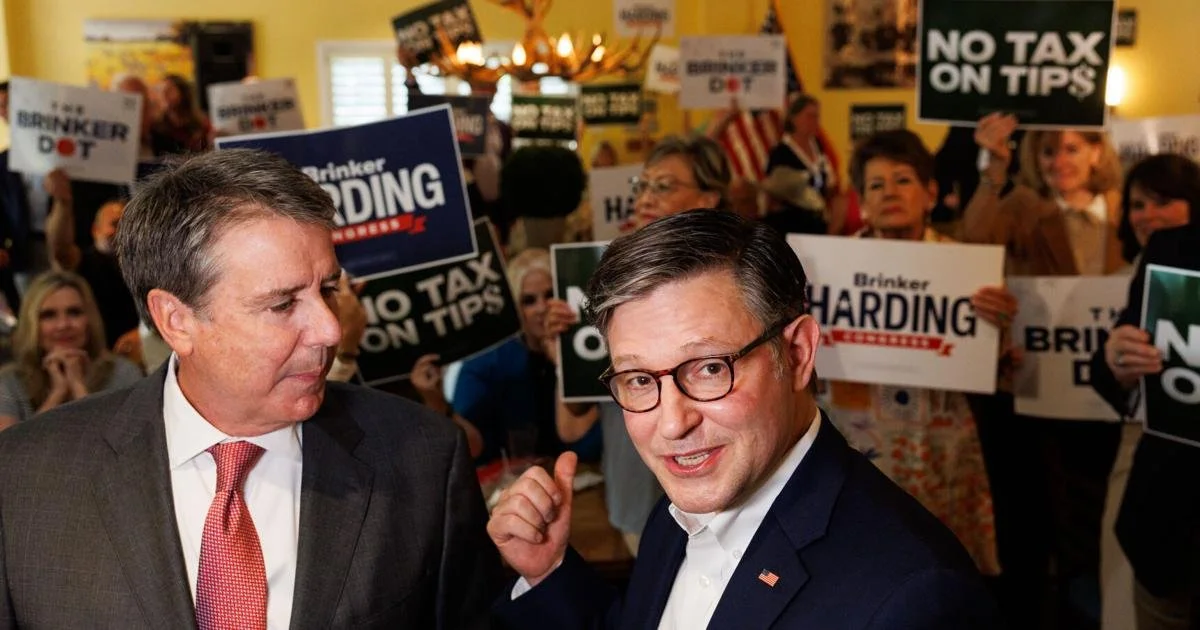 Nebraska Examiner: US House Speaker Mike Johnson says Brinker Harding is ‘common sense’ candidate for NE-02