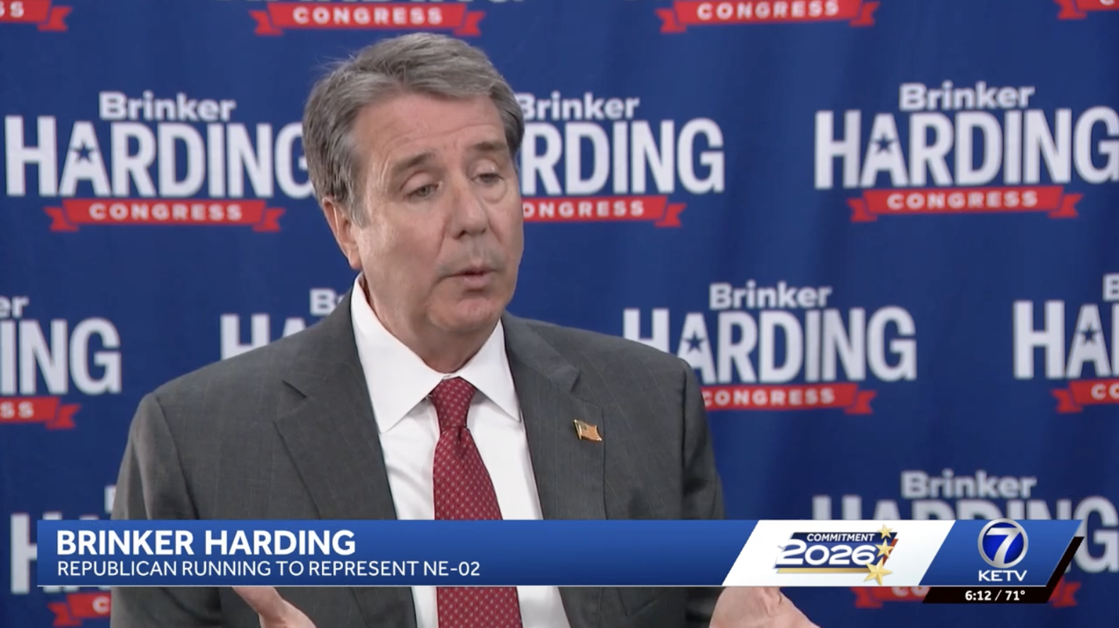 KETV Commitment 2026: Brinker Harding on his campaign and run for Congress