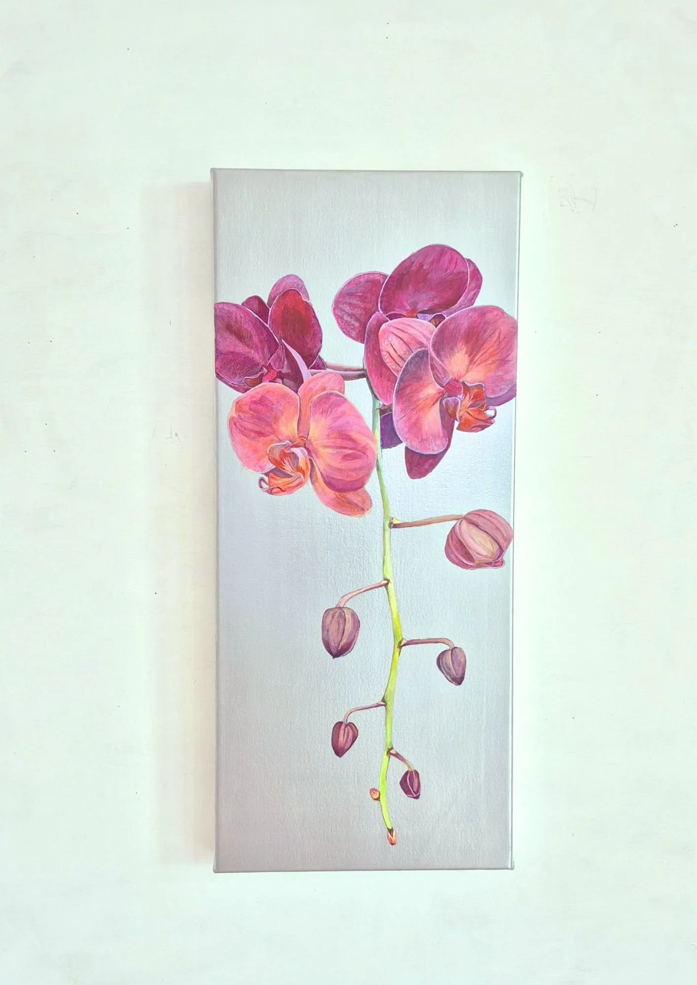 Firework Moment, 2026, acrylic on canvas, 30 x 70 cm, Original painting HK$ 11,000