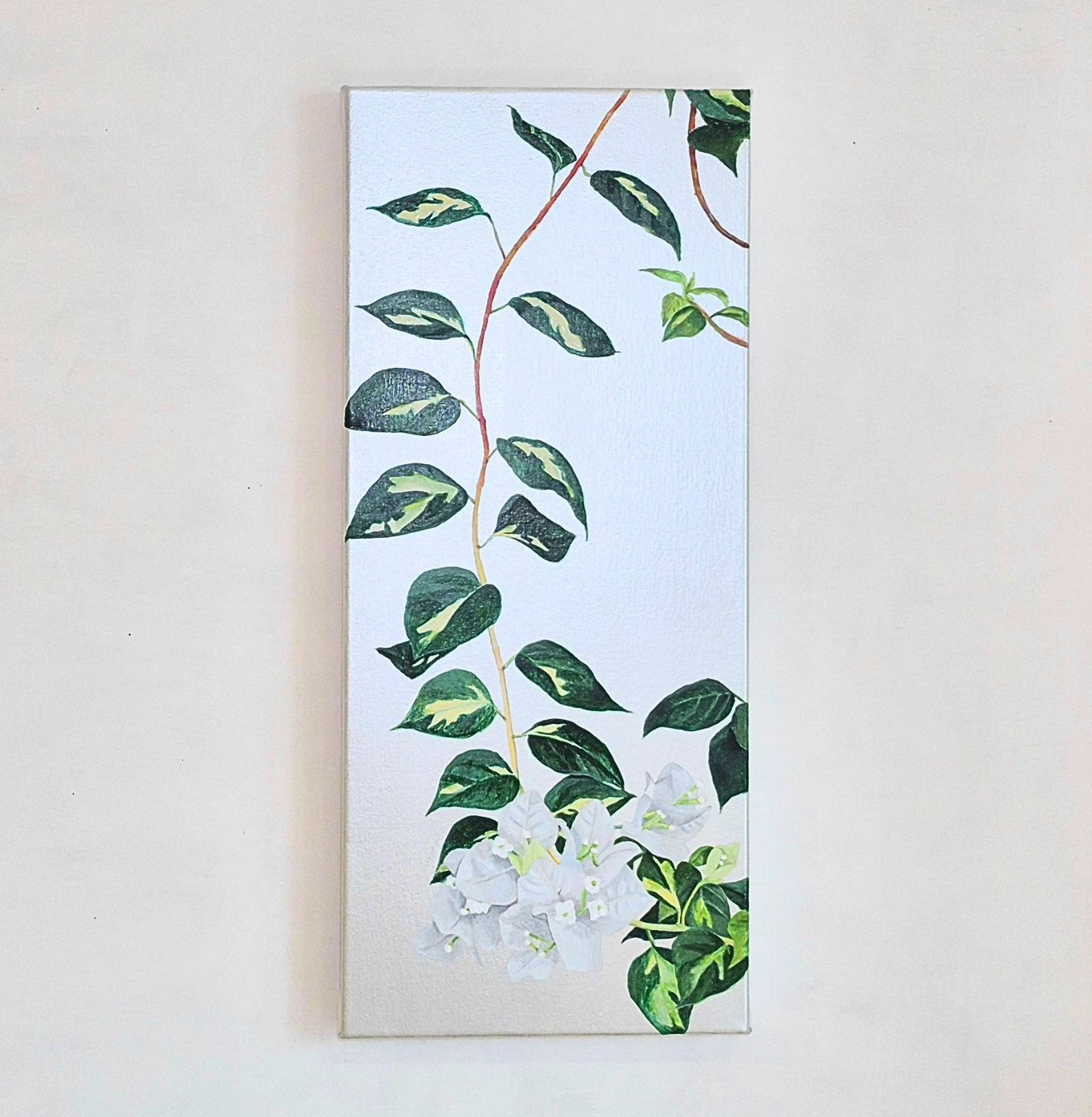 Whispering Moment, 2026, acrylic on canvas
30 x 70 cm, Original painting HK$ 14,000