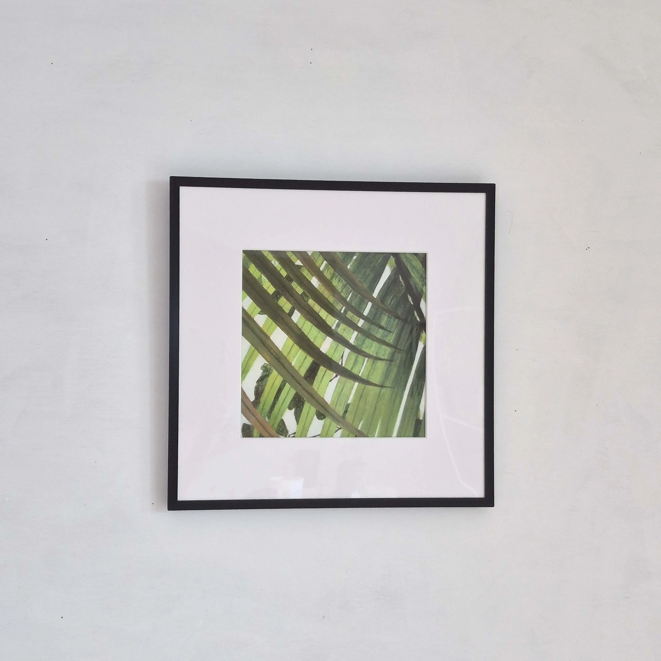 Framed Giclée Print on Paper, detail from "Looking up at the Sky Though Layers of Leaves," 33.5 x 33.5 cm, HK$ 408.