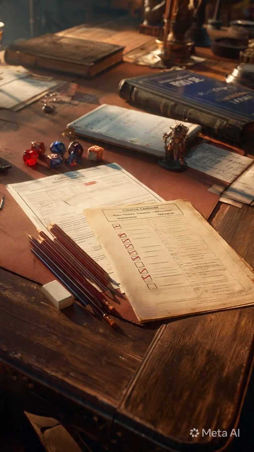 D&amp;D 5e Character Build Checklist