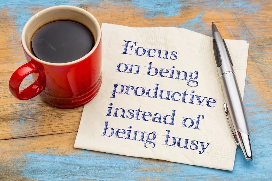 Don’t be dragged into ‘busyness’! 