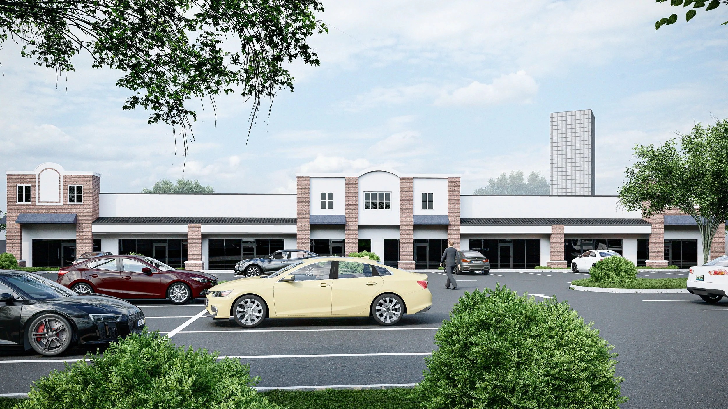 Strip Development Example Strip Mall Commercial Development — JPC Engineering