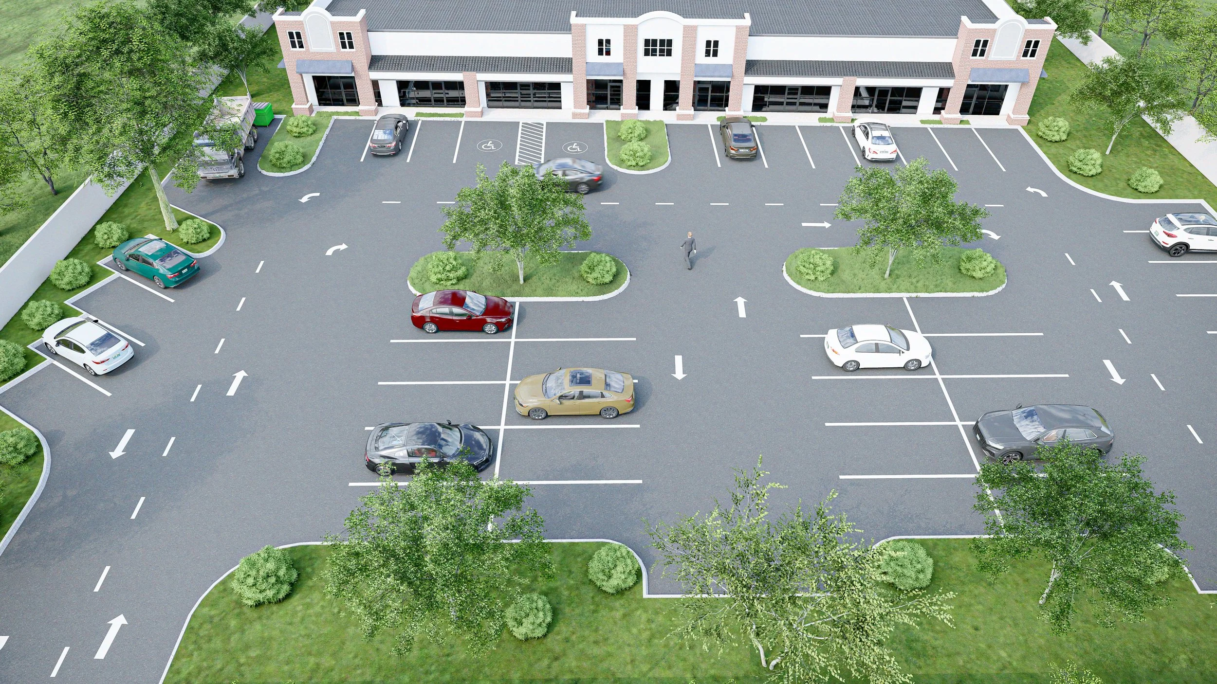 Strip Development Example Strip Mall Commercial Development — JPC Engineering