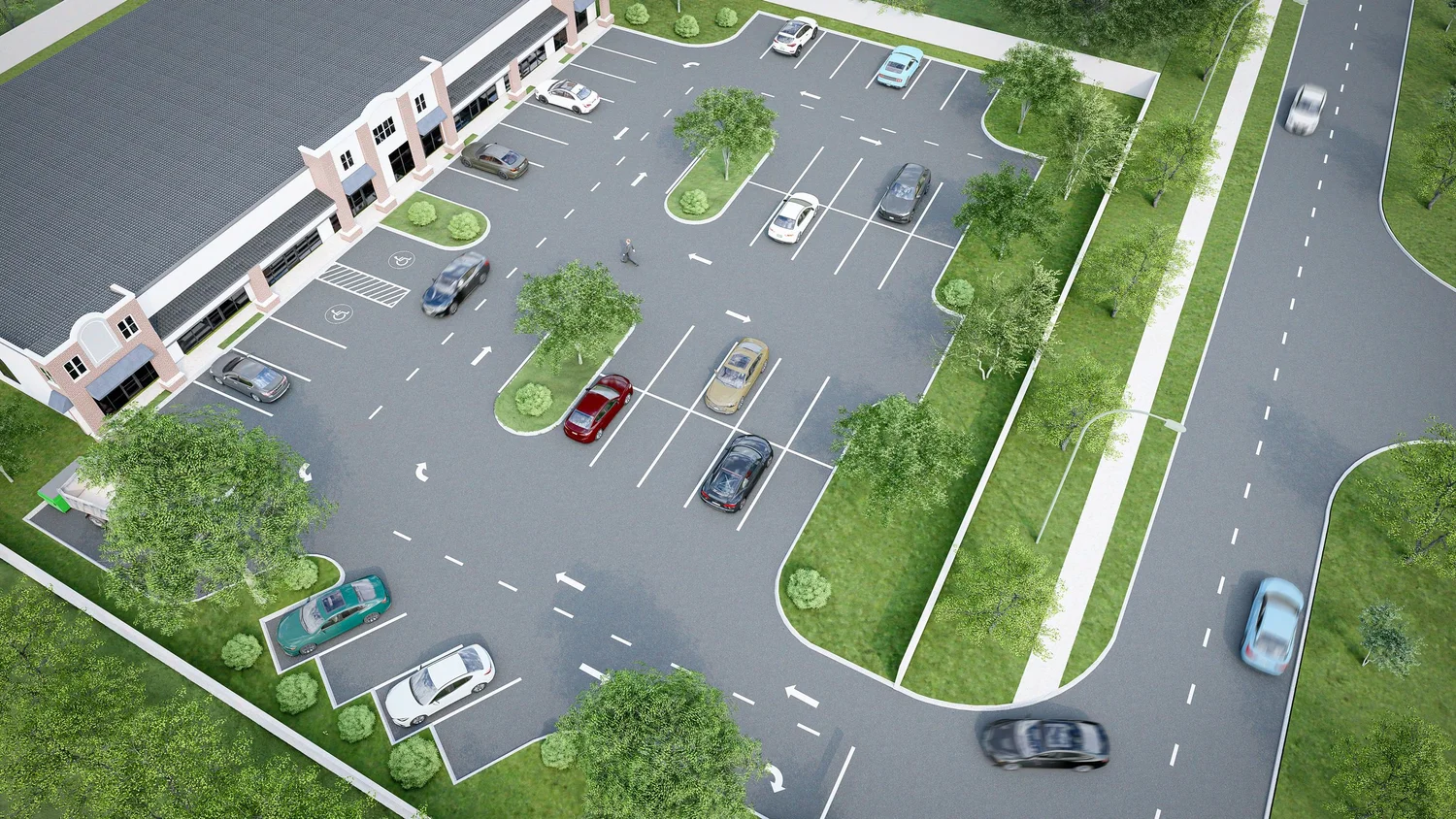 Strip Development Example Strip Mall Commercial Development — JPC Engineering
