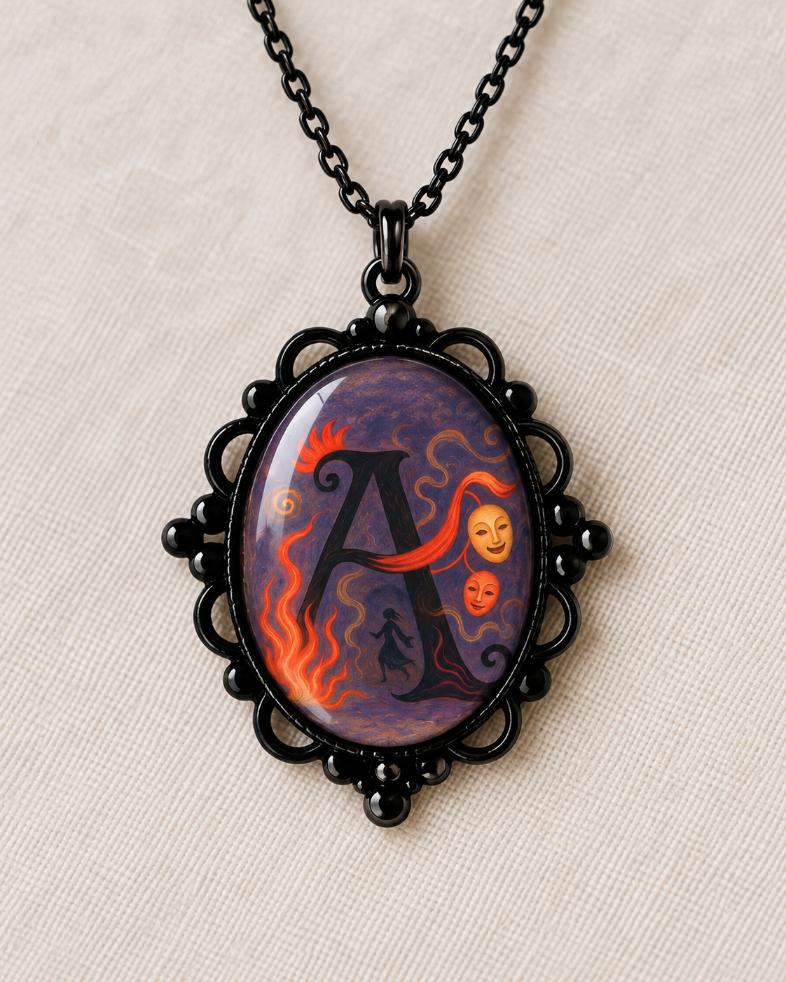 Mythological Alphabet Necklaces