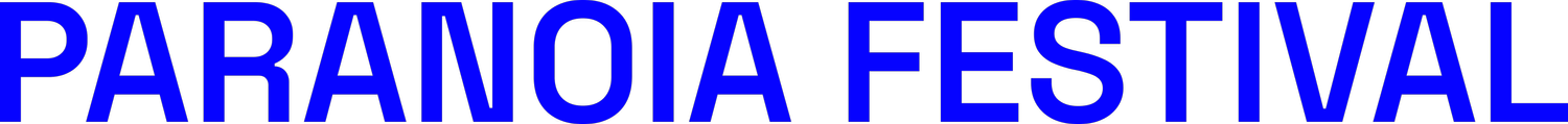 PARANOIA FESTIVAL