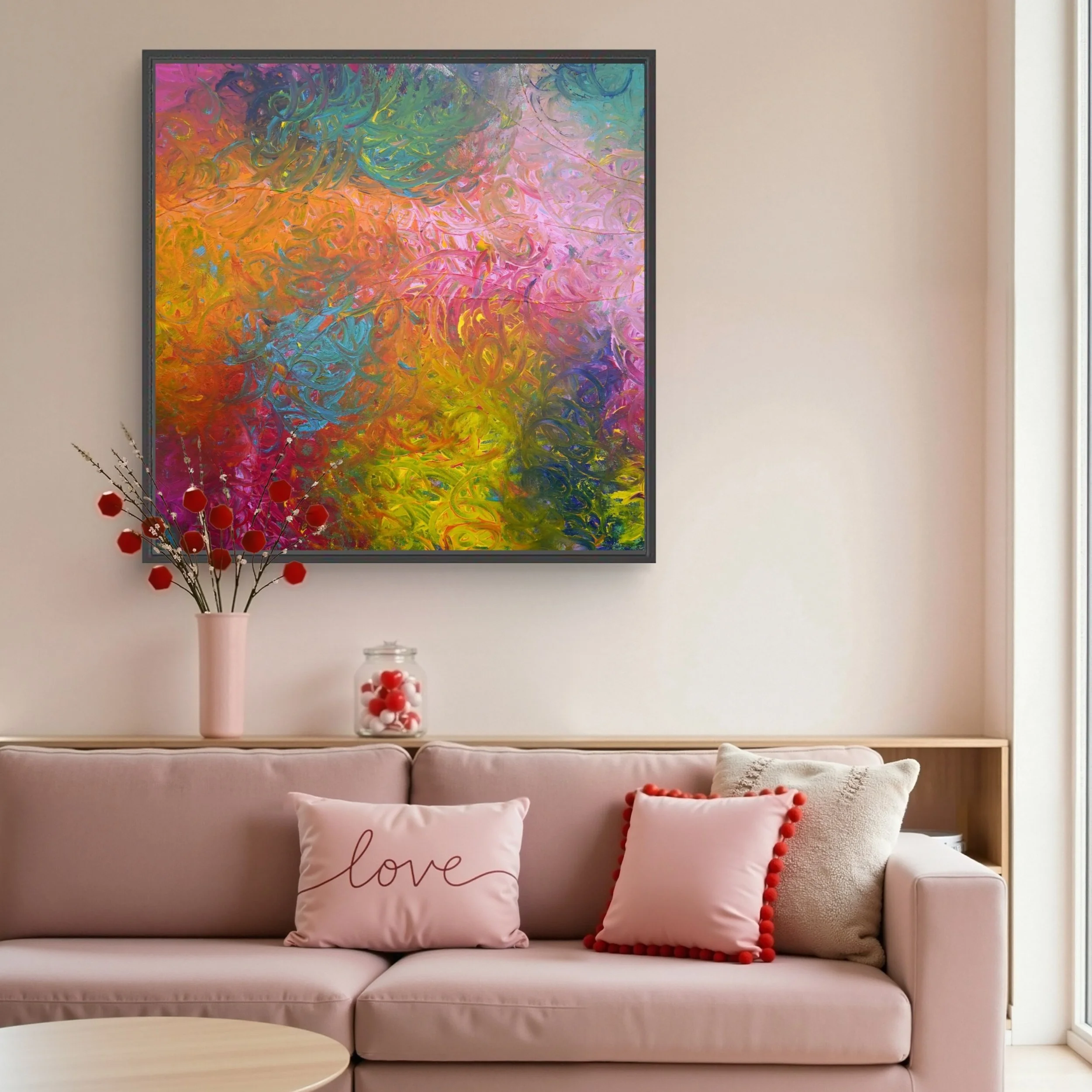 oh!_coral_blackframe_inroom#1.jpg