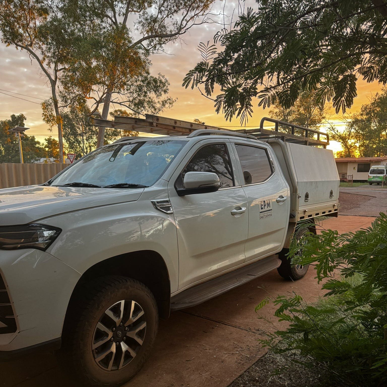 Sunrise starts, tools ready and getting a job done right.

Here at East Pilbara Maintenance, we are constantly on the move.
We are reliable, hard-working and ready to get down to business, even at the earliest hours of the morning!

Pictured above is