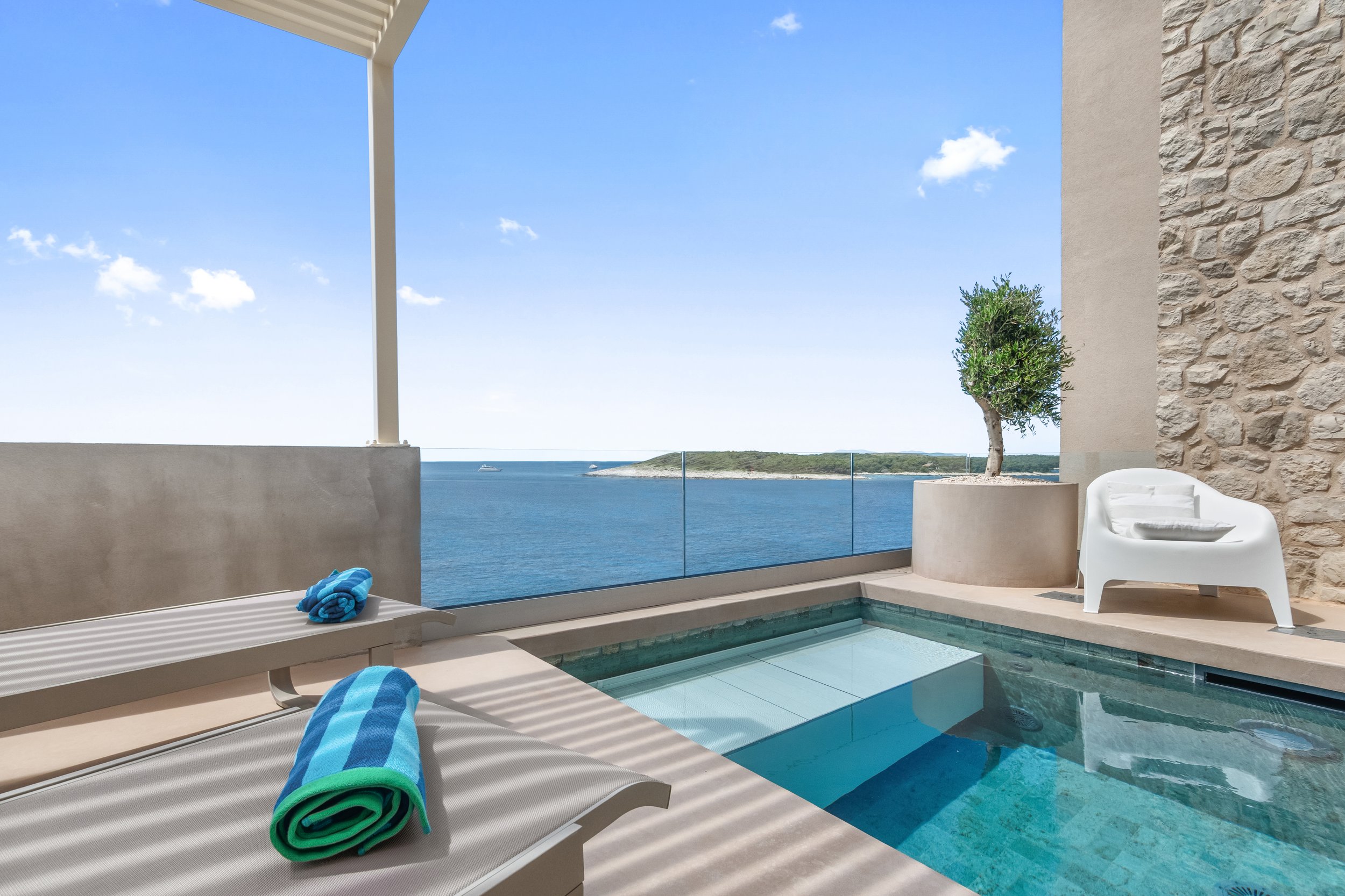 Terasa s panoramskim pogledom na more – fotografiranje vila