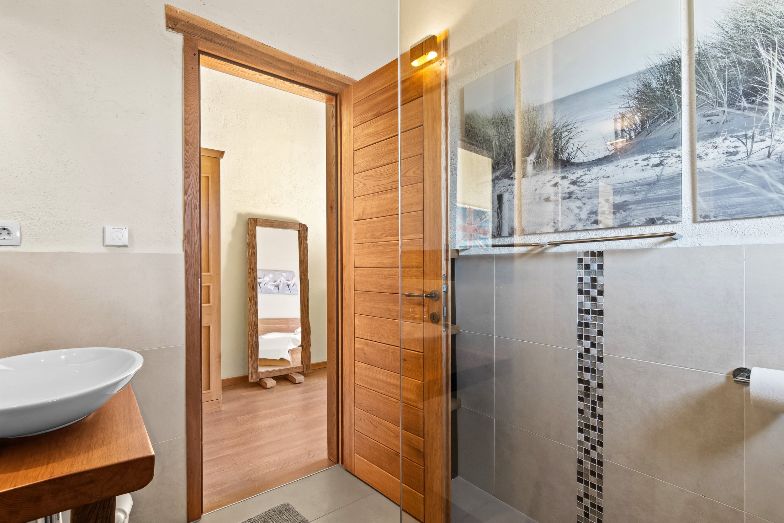 Kupaonica u sobi vile Galapagos Hvar