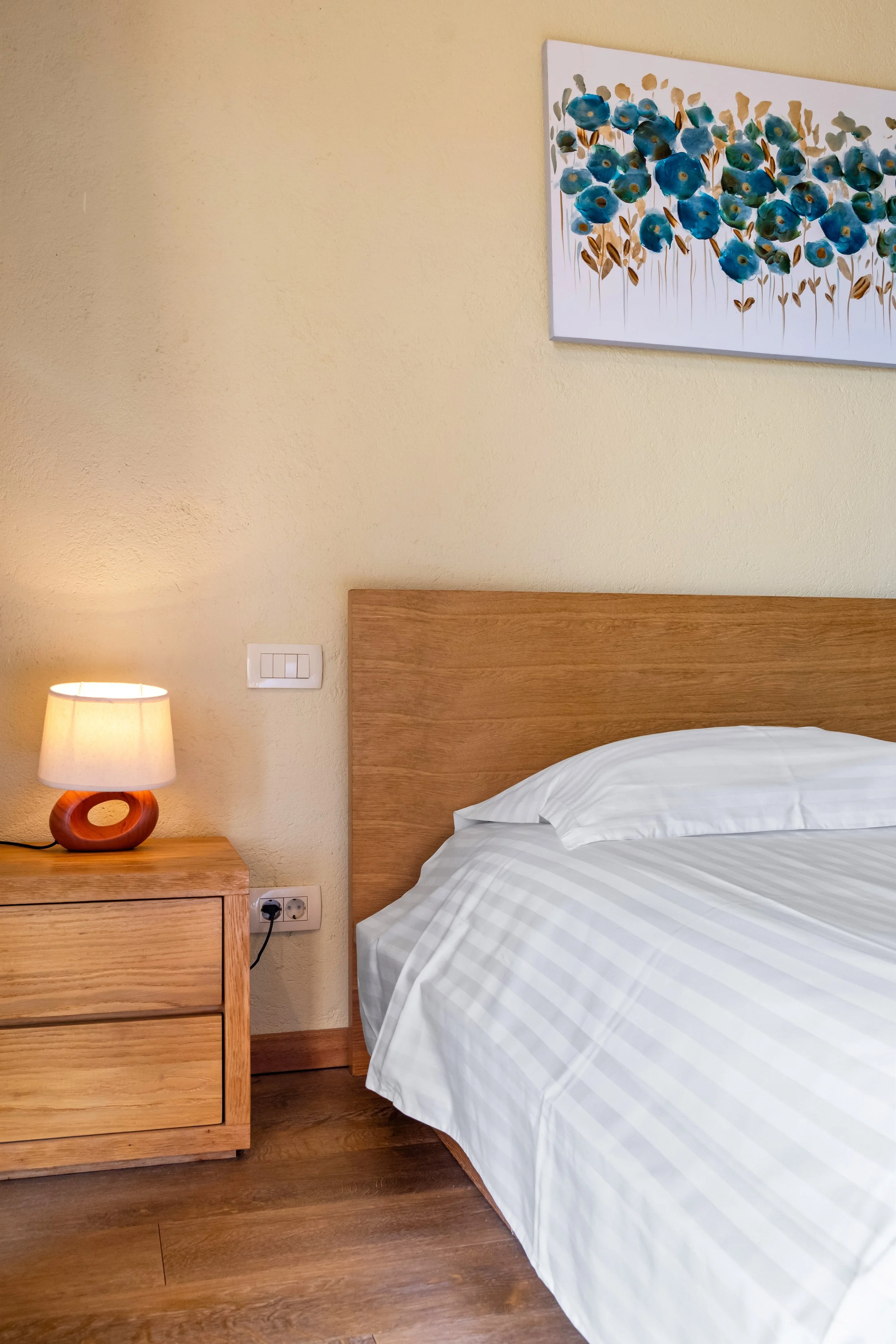 Detalji spavaće sobe vile