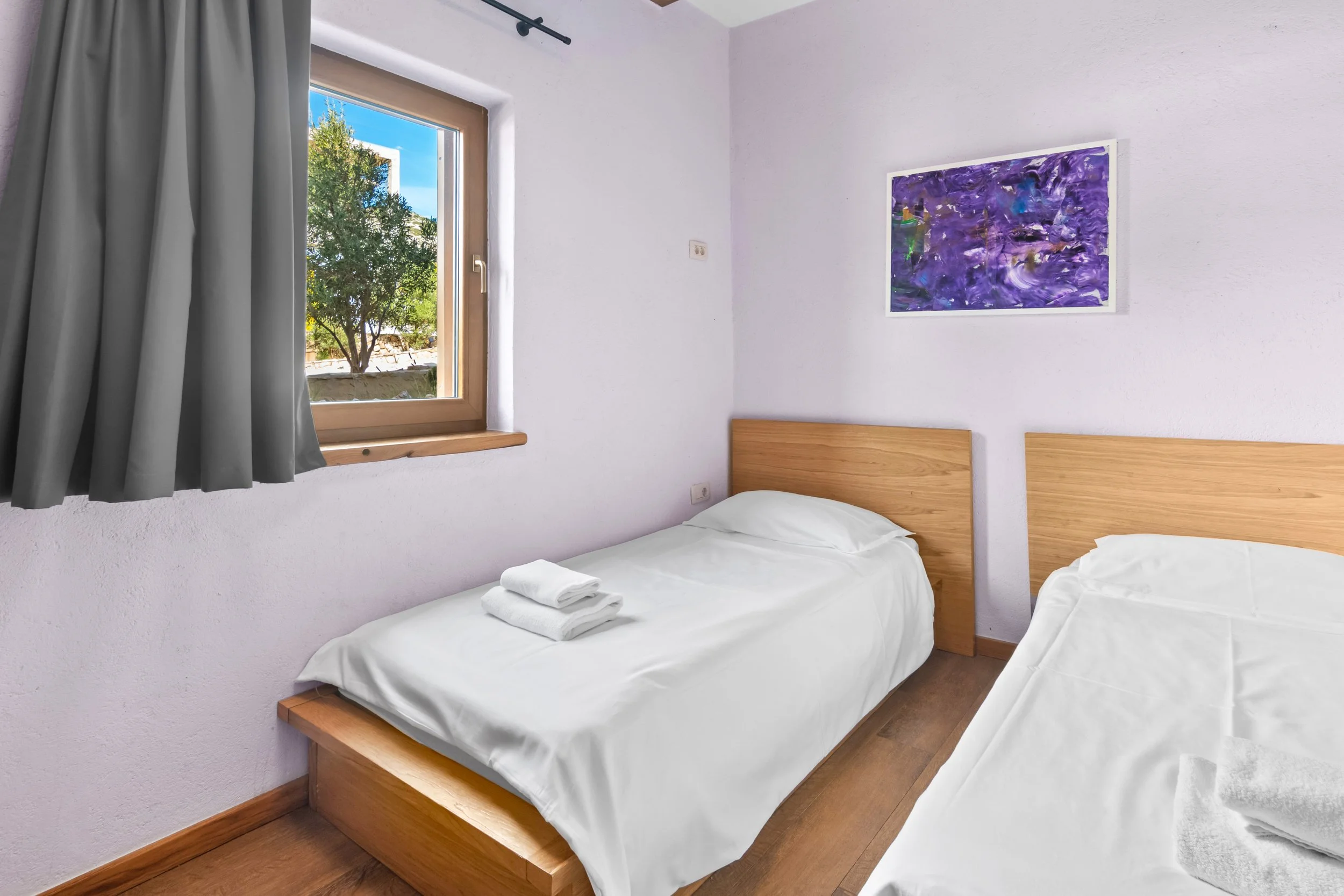 Dvokrevetna spavaća soba u prizemlju vile Galapagos