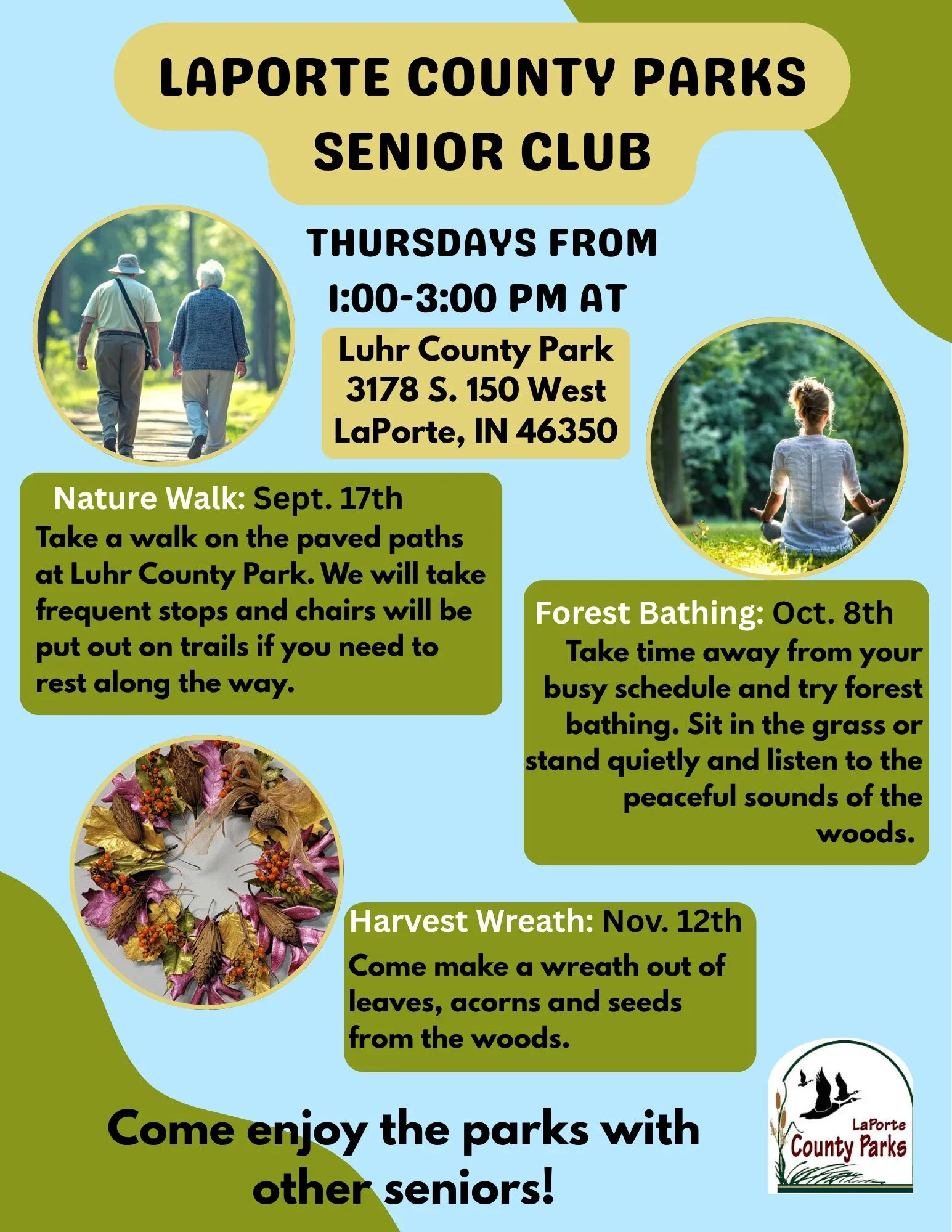La Porte County Parks Senior Club