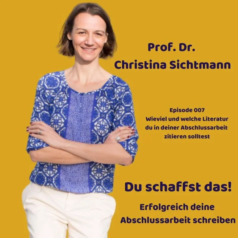 Wieviel und welche Literatur du in deiner Abschlussarbeit zitieren solltest