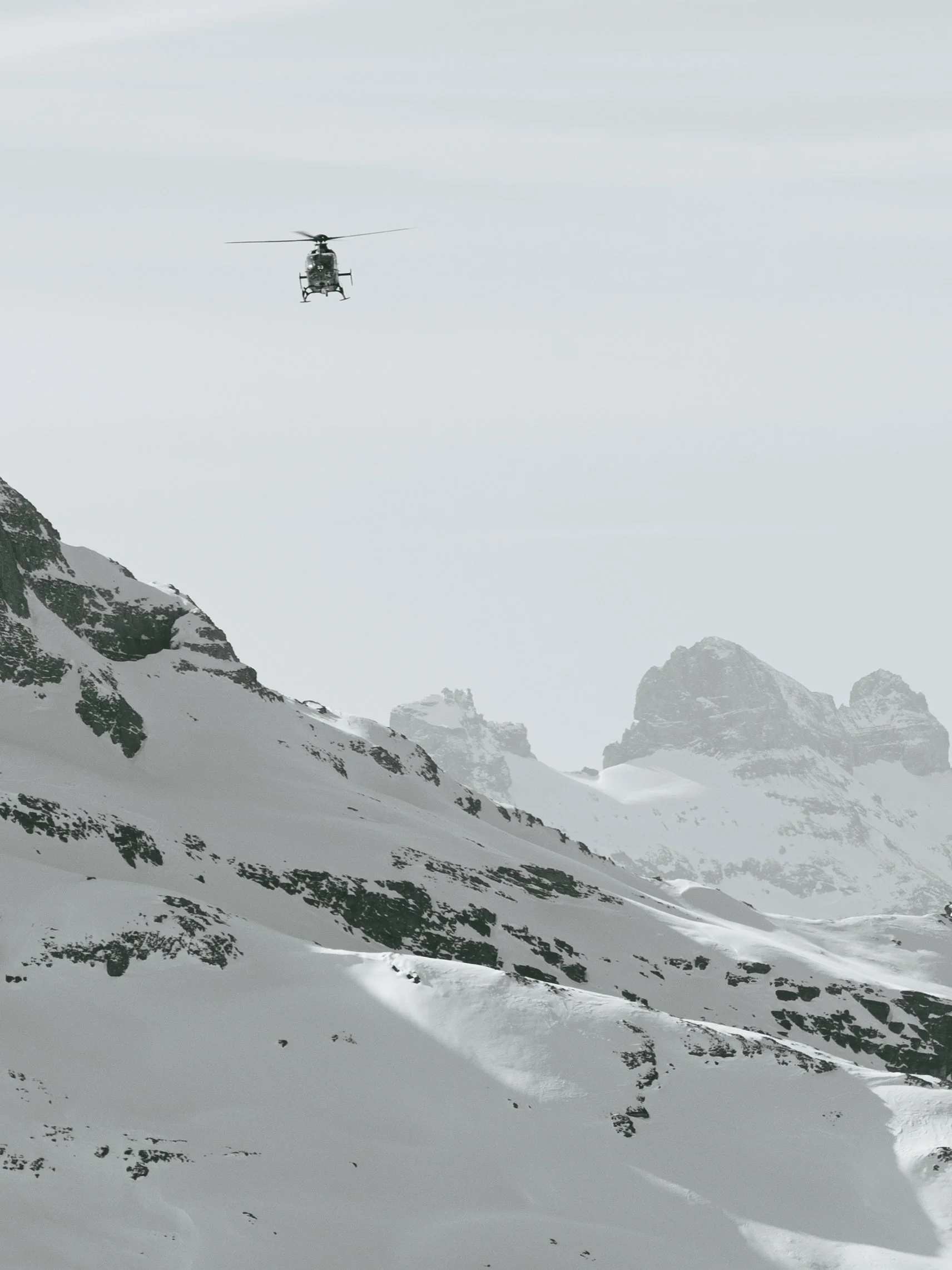 Helicopter skiing in Engelberg