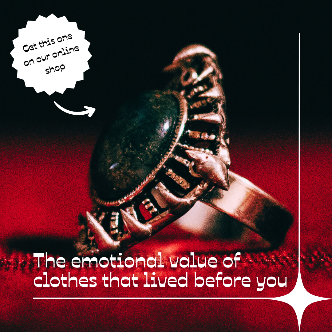 The emotional value of clothes that lived before you