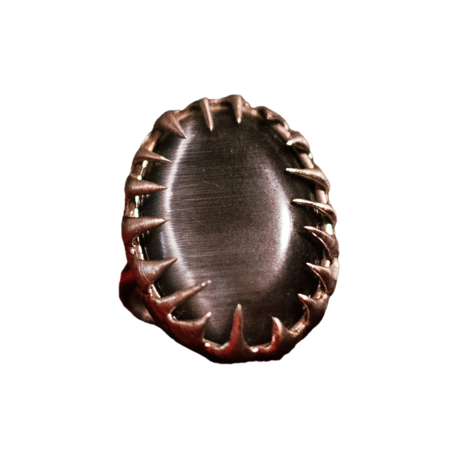 Upcycled Silver Claw Cateye Ring – Statement Jewelry | NECIA x Calicá