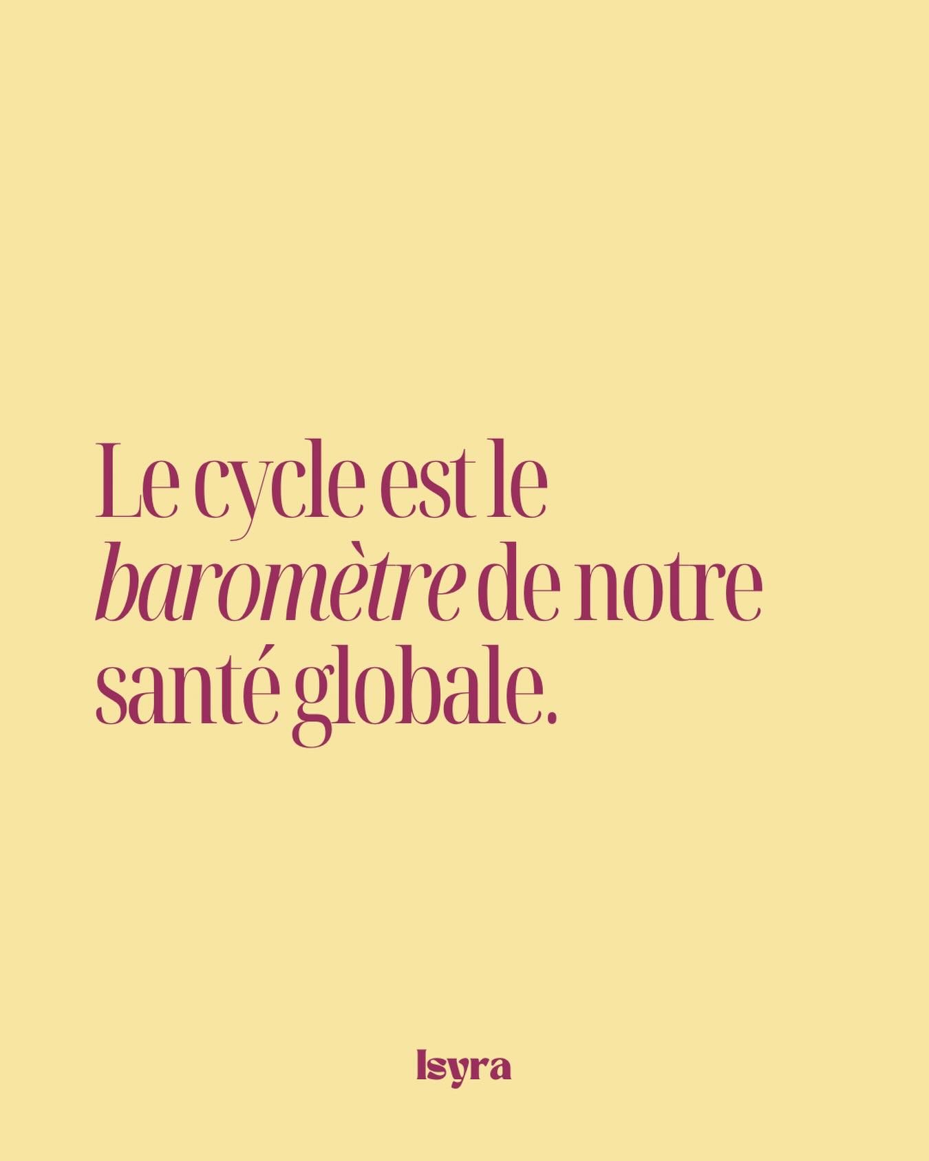&laquo;&nbsp;Le cycle est le barom&egrave;tre de notre sant&eacute; globale.&nbsp;&raquo; &mdash; Christiane Northrup

Et pourtant, combien d&rsquo;entre nous ont appris &agrave; l&rsquo;ignorer ?
R&egrave;gles douloureuses, cycles irr&eacute;guliers