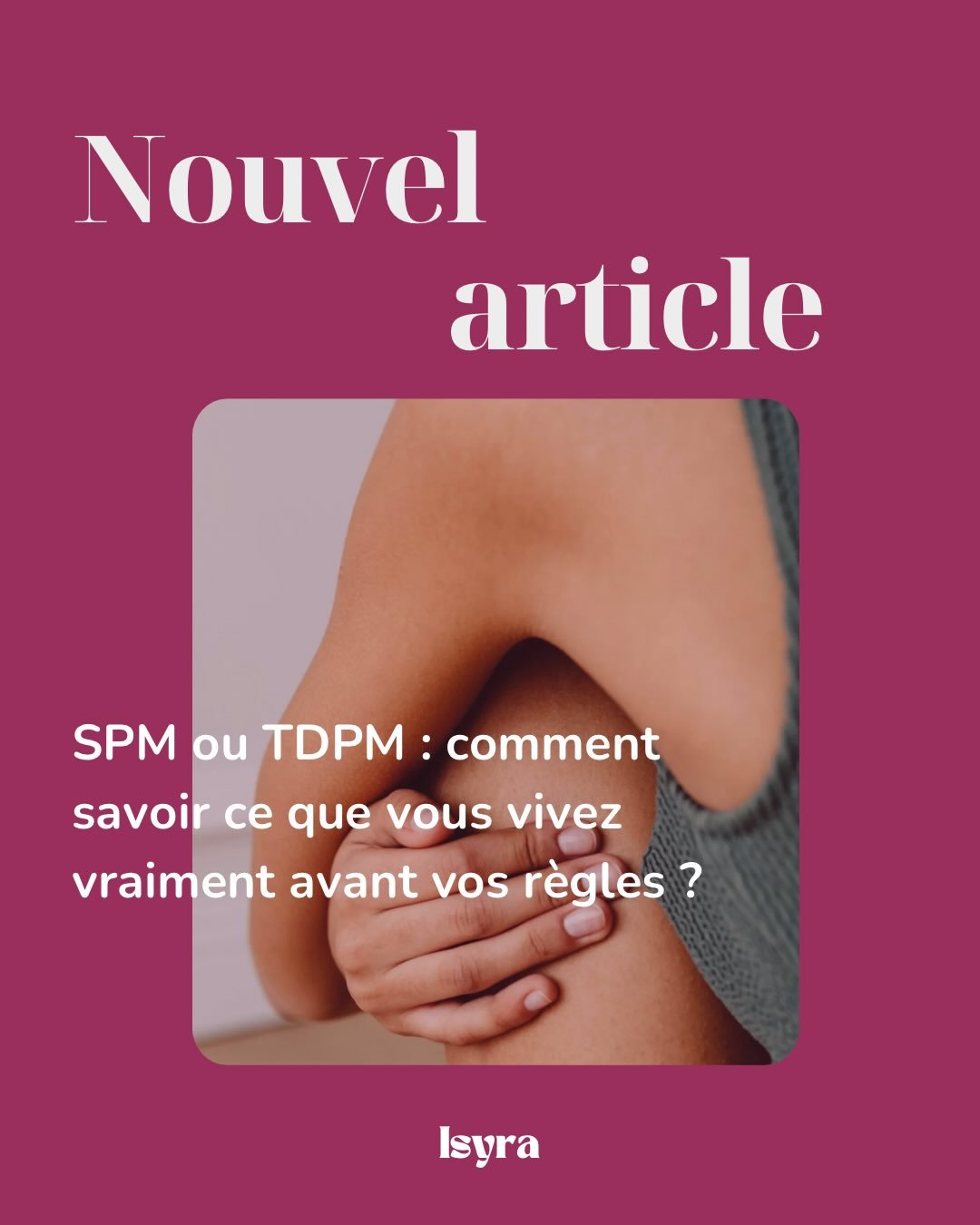 Irritable, &eacute;puis&eacute;e, submerg&eacute;e dans les jours qui pr&eacute;c&egrave;dent vos r&egrave;gles&hellip; et puis tout dispara&icirc;t d&egrave;s que les saignements commencent. 

Ce sch&eacute;ma, beaucoup de femmes le vivent. Peu save