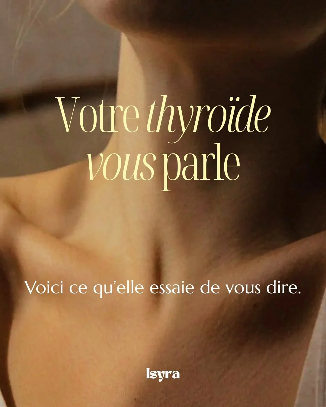 Fatigue, cycles irr&eacute;guliers, chute de cheveux, prise de poids inexpliqu&eacute;e... Et si c&rsquo;&eacute;tait votre thyro&iuml;de ?
Cette petite glande en forme de papillon dialogue en permanence avec vos &oelig;strog&egrave;nes, votre proges